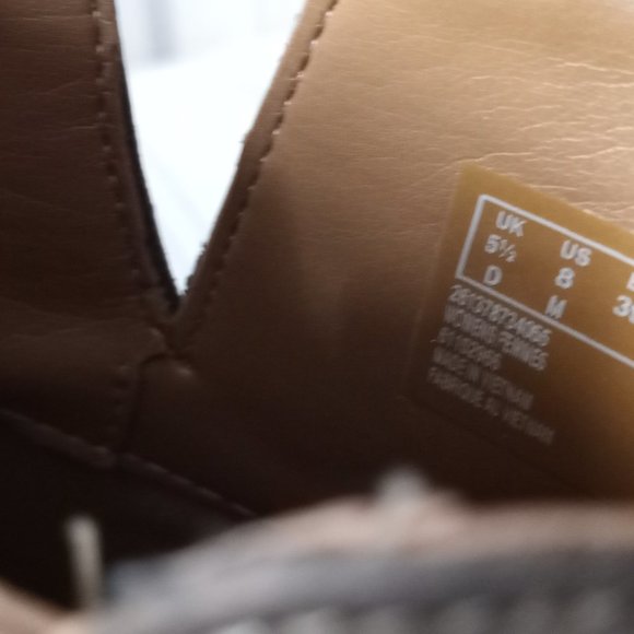 'CLARKS' Unstructured WILLROSE FROST Oiled leather Size 8 GUC - Picture 5 of 16